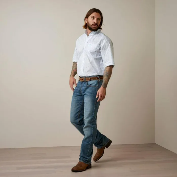 Men Denim Ariat M5 Straight Hansen Straight Jean Tulsa Men Denim Ariat M5 Straight Hansen Straight Jean Tulsa
