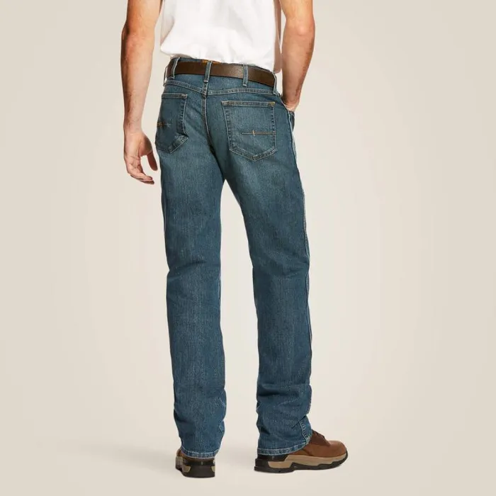 Men Denim Ariat Rebar M4 Relaxed DuraStretch Basic Boot Cut Jean Carbine Men Denim Ariat Rebar M4 Relaxed DuraStretch Basic Boot Cut Jean Carbine