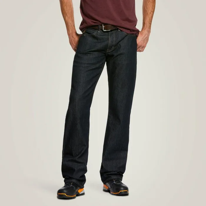 Men Denim Ariat Rebar M4 Relaxed DuraStretch Basic FlannelLined Boot Cut Jean Rinse Men Denim Ariat Rebar M4 Relaxed DuraStretch Basic FlannelLined Boot Cut Jean Rinse