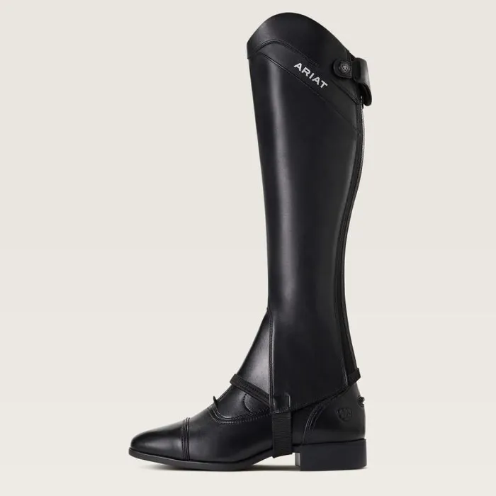 Men English Riding Boots Ariat Palisade Half Chap Black Men English Riding Boots Ariat Palisade Half Chap Black