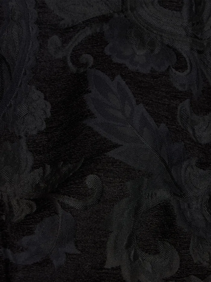 Men Etro Trousers Floral Paisley Evening Trousers With Band Detail Black Men Etro Trousers Floral Paisley Evening Trousers With Band Detail Black