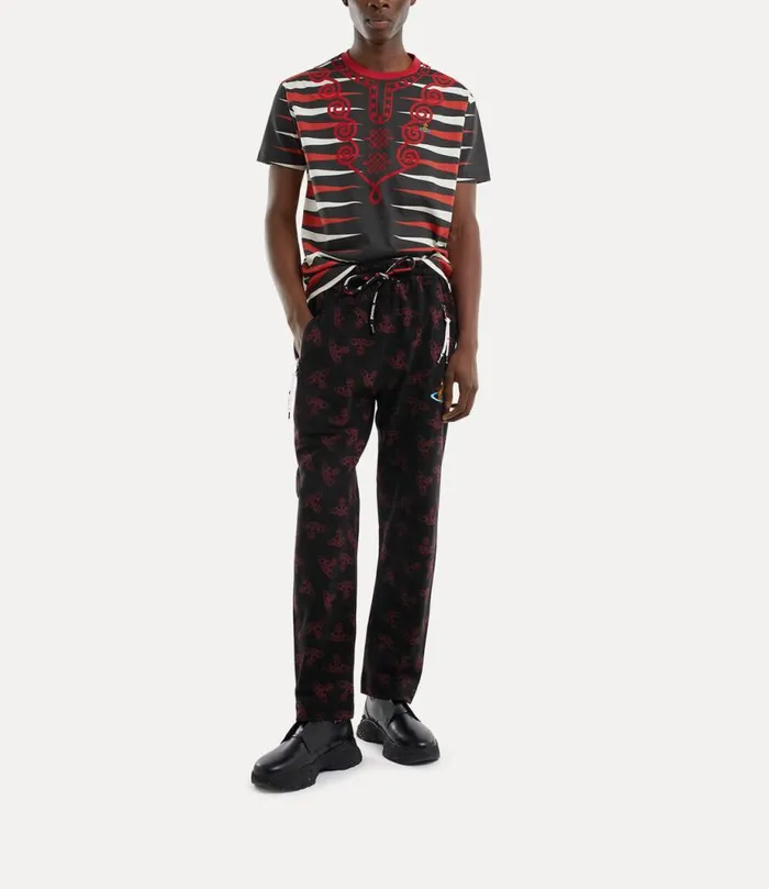 Men Football Trousers Blackred Vivienne Westwood Trousers And Shorts Men Football Trousers Blackred Vivienne Westwood Trousers And Shorts