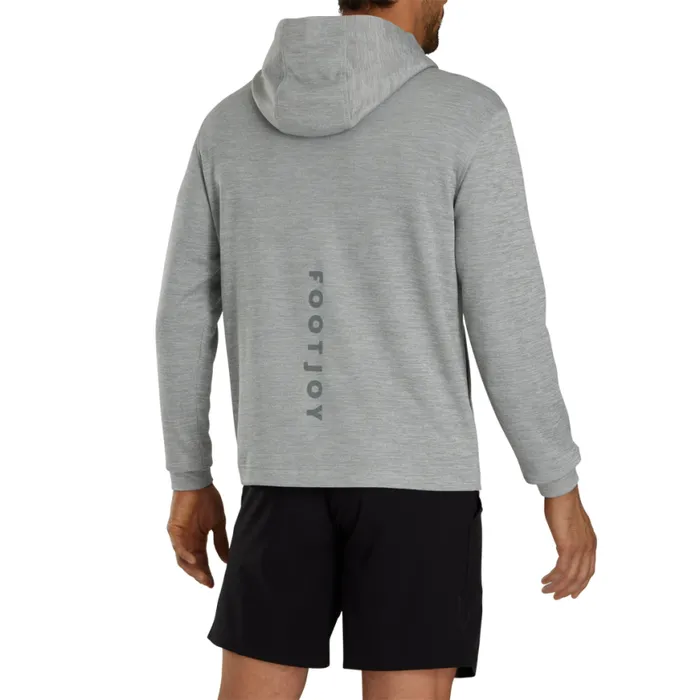 Men FootJoy Base MidLayers Training Hoodie Heather Grey Men FootJoy Base MidLayers Training Hoodie Heather Grey