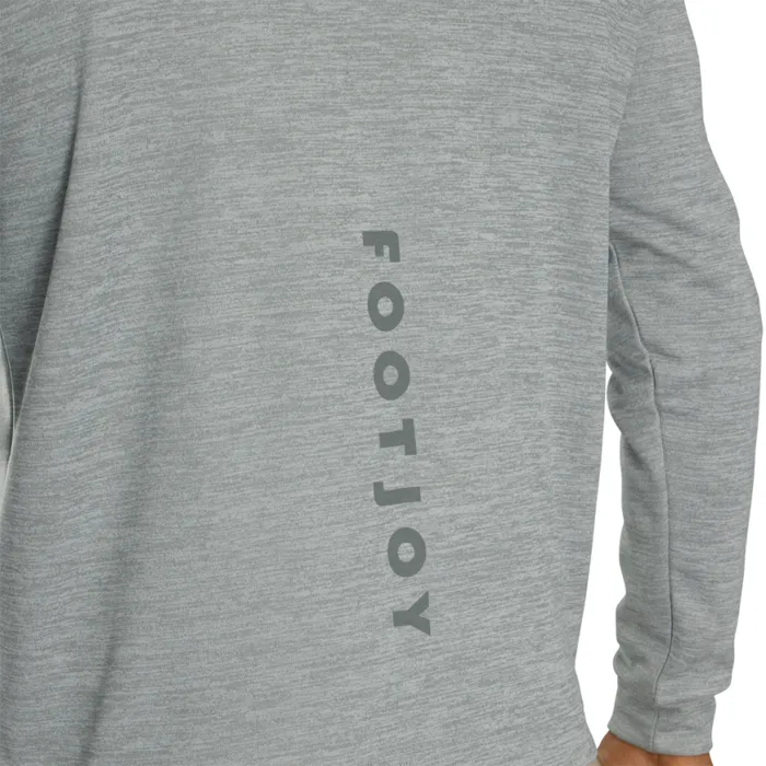 Men FootJoy Base MidLayers Training Hoodie Heather Grey Men FootJoy Base MidLayers Training Hoodie Heather Grey
