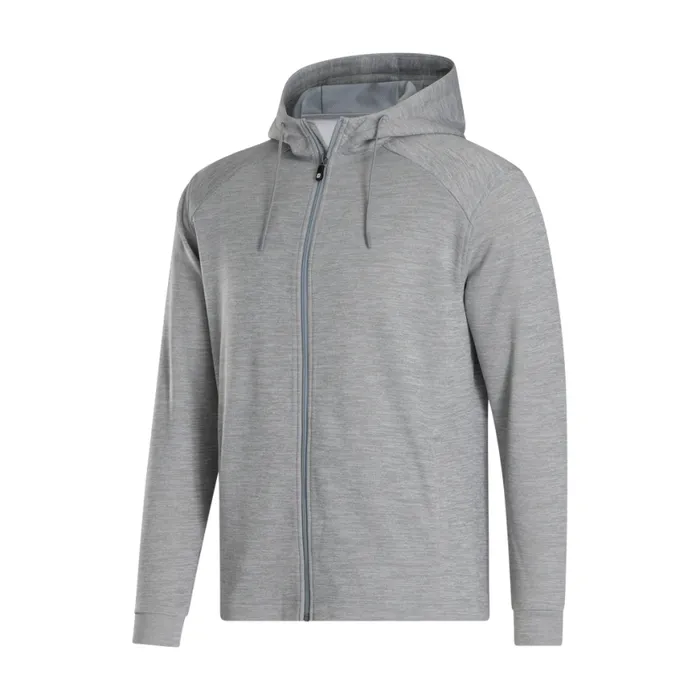 Men FootJoy Base MidLayers Training Hoodie Heather Grey Men FootJoy Base MidLayers Training Hoodie Heather Grey