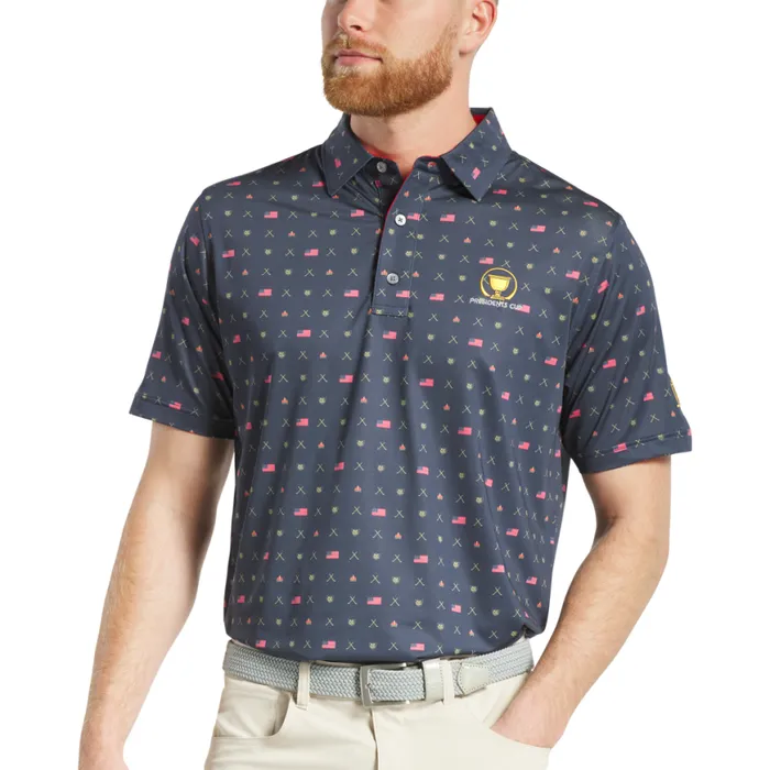 Men FootJoy Shirts 2024 Presidents Cup Team USA Lisle Navy Men FootJoy Shirts 2024 Presidents Cup Team USA Lisle Navy