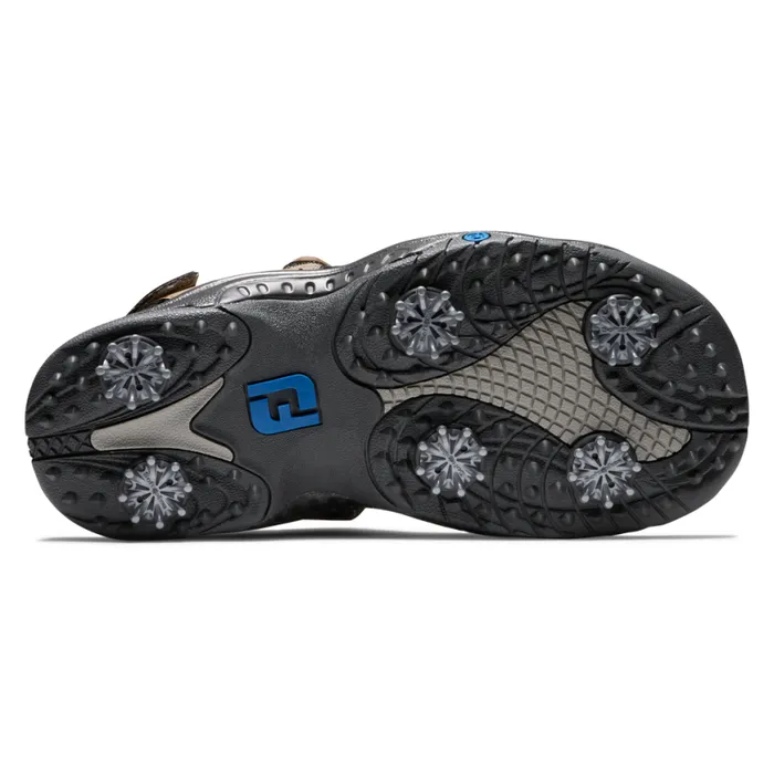 Men FootJoy Spiked Golf Sandals Dark Taupe Men FootJoy Spiked Golf Sandals Dark Taupe