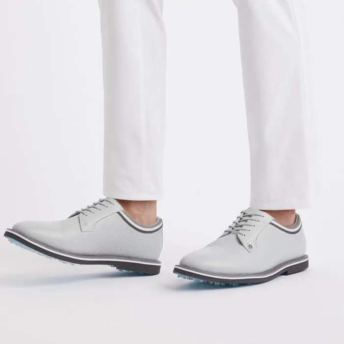 Men GFORE Beige White Grosgrain Gallivanter Golf Shoes