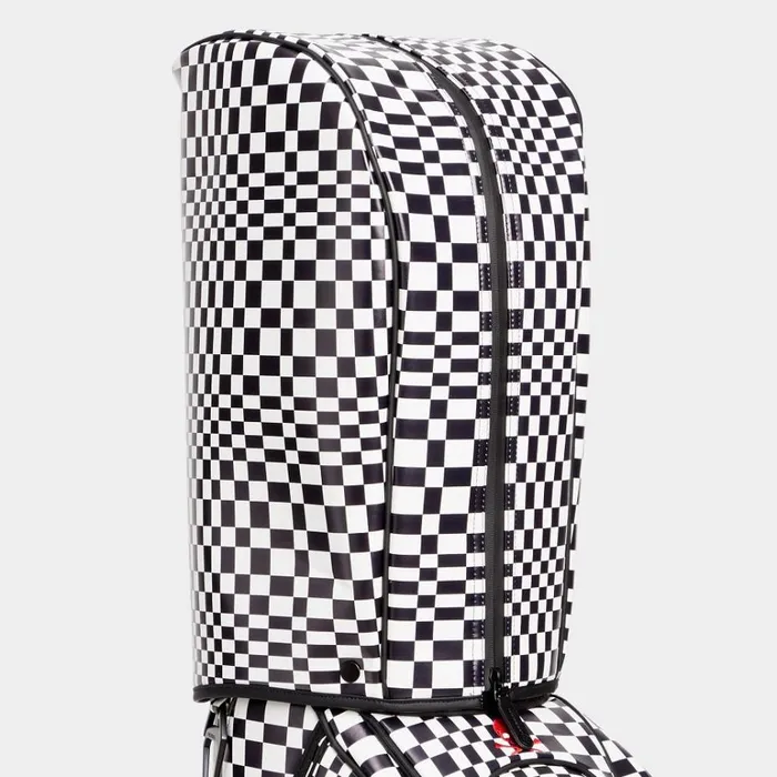 Men GFORE Black Distorted Check Tour Staff Golf Bags