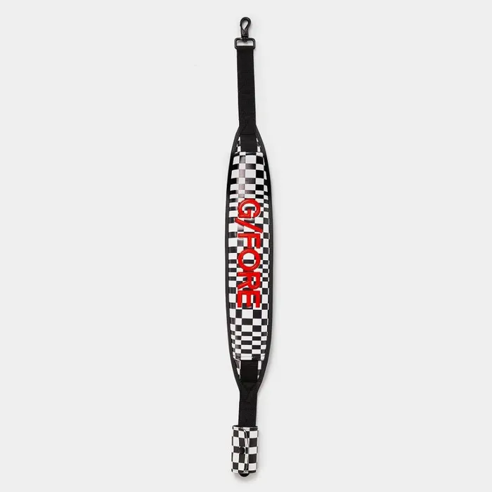 Men GFORE Black Distorted Check Tour Staff Golf Bags
