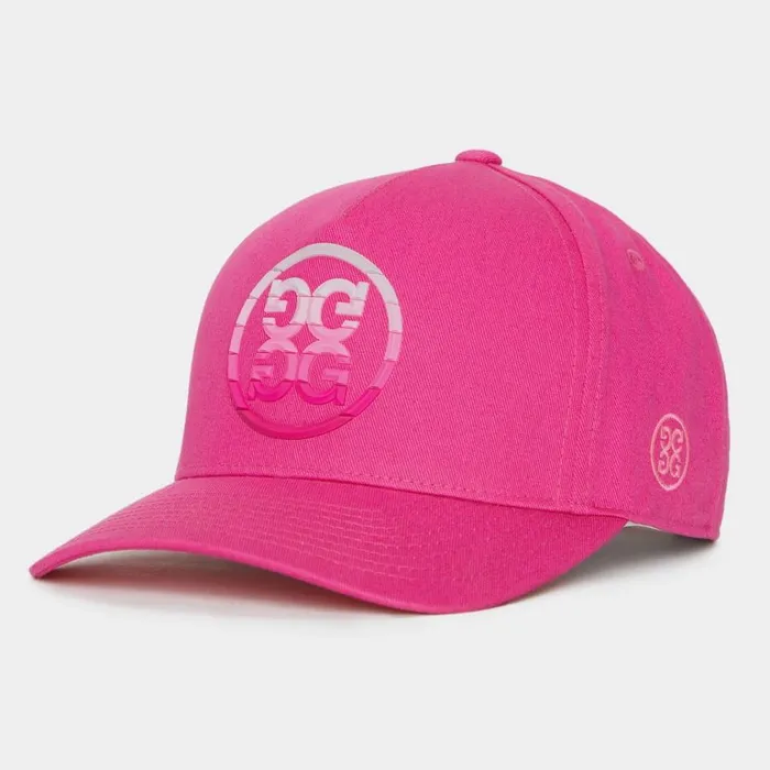 Men GFORE Pink Circle G039s Ombr Twill Snapback Golf Hats