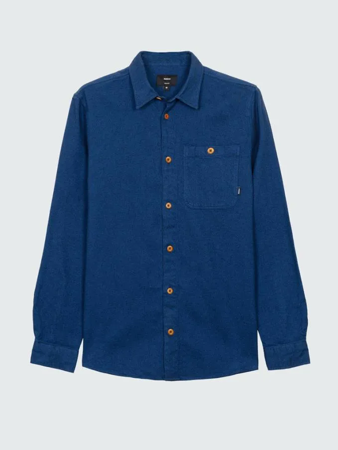 Men Gylly Shirt Atlantic Blue Finisterre Shirts