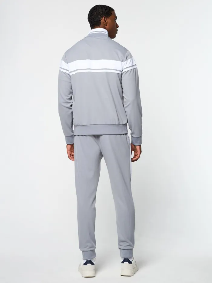 Men Jackets Sergio Tacchini Damarindo Track Jacket Sleet White