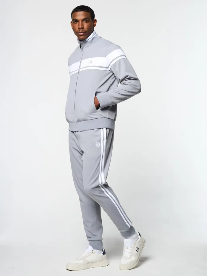 Men Jackets Sergio Tacchini Damarindo Track Jacket Sleet White