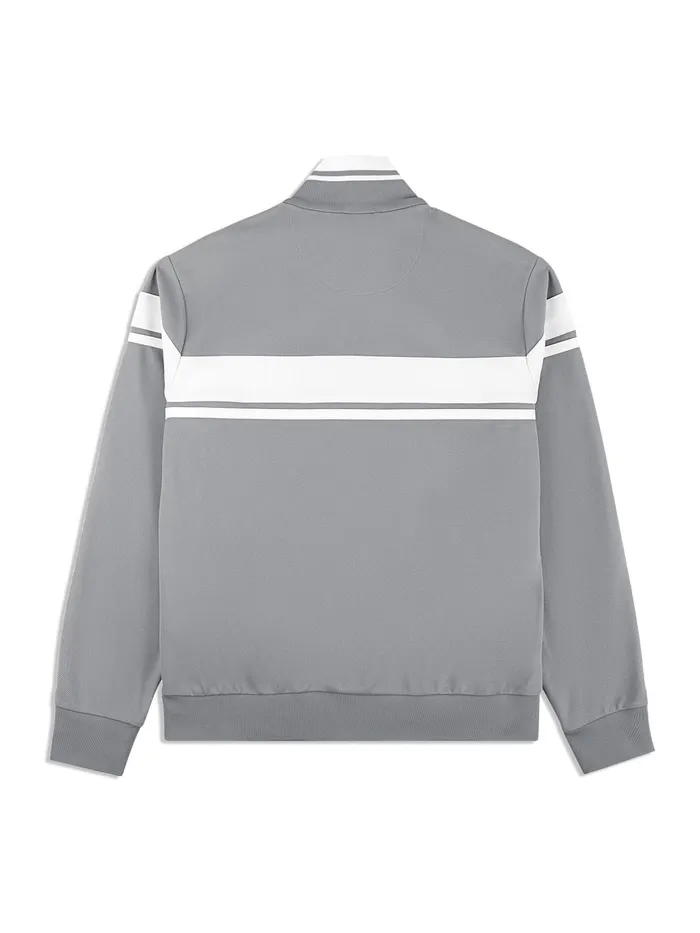 Men Jackets Sergio Tacchini Damarindo Track Jacket Sleet White