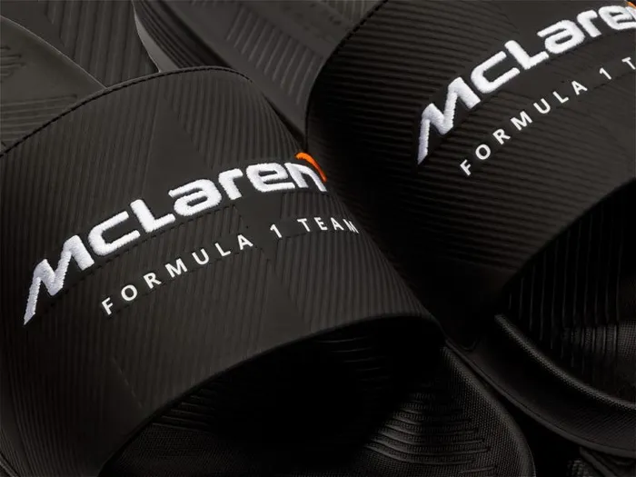 Men KSwiss Slides and Sandals SLIDE SANDAL X MCLAREN Black