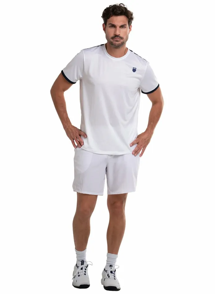 Men KSwiss TShirts and Tops ASCENDOR STRIPE SS Peacoat