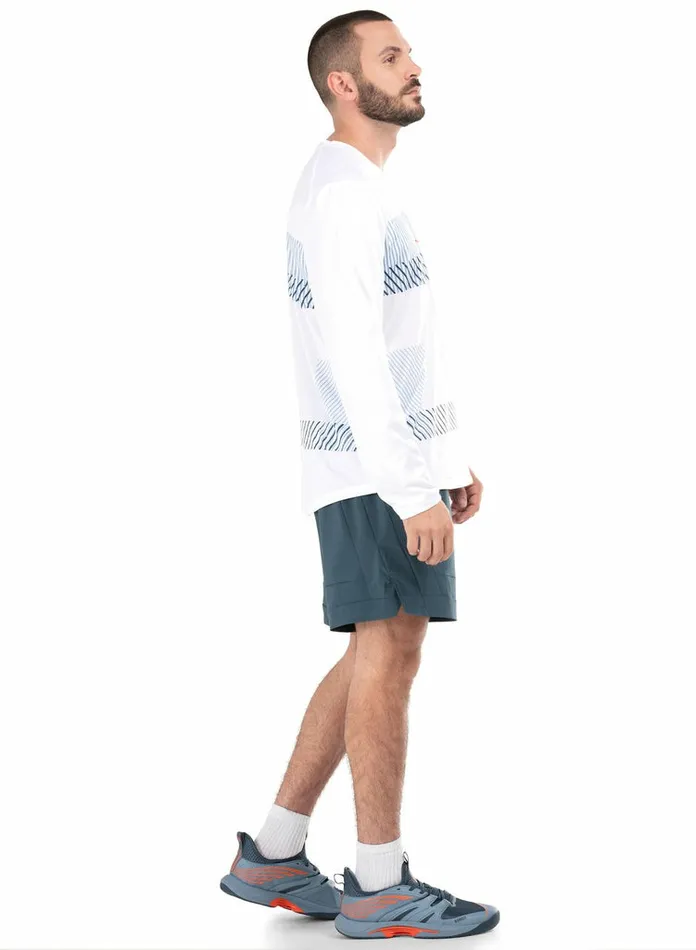 Men KSwiss TShirts and Tops INFINITY LS White Men KSwiss TShirts and Tops INFINITY LS White