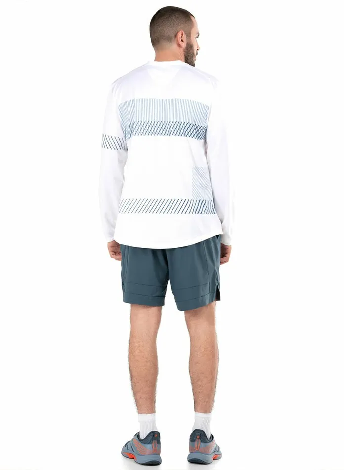 Men KSwiss TShirts and Tops INFINITY LS White Men KSwiss TShirts and Tops INFINITY LS White