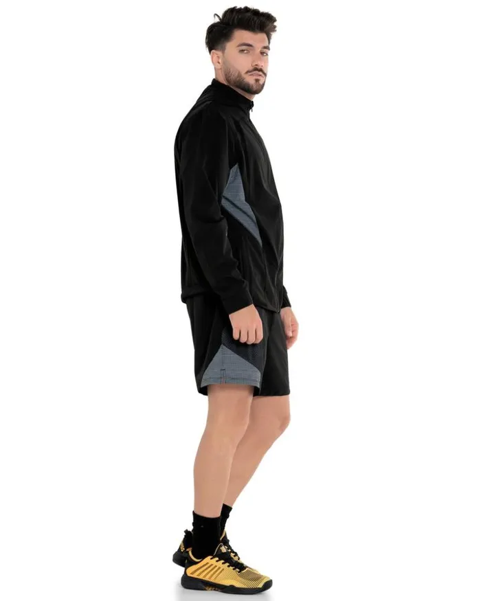Men KSwiss Tennis and Pickleball SHIELD JACKET Gray