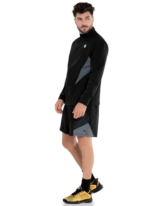 Men KSwiss Tennis and Pickleball SHIELD JACKET Gray