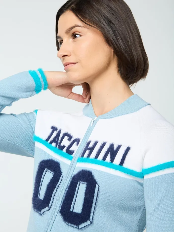 Men Knitwear Sergio Tacchini Ruota Cycling Jersey Celestial Blue
