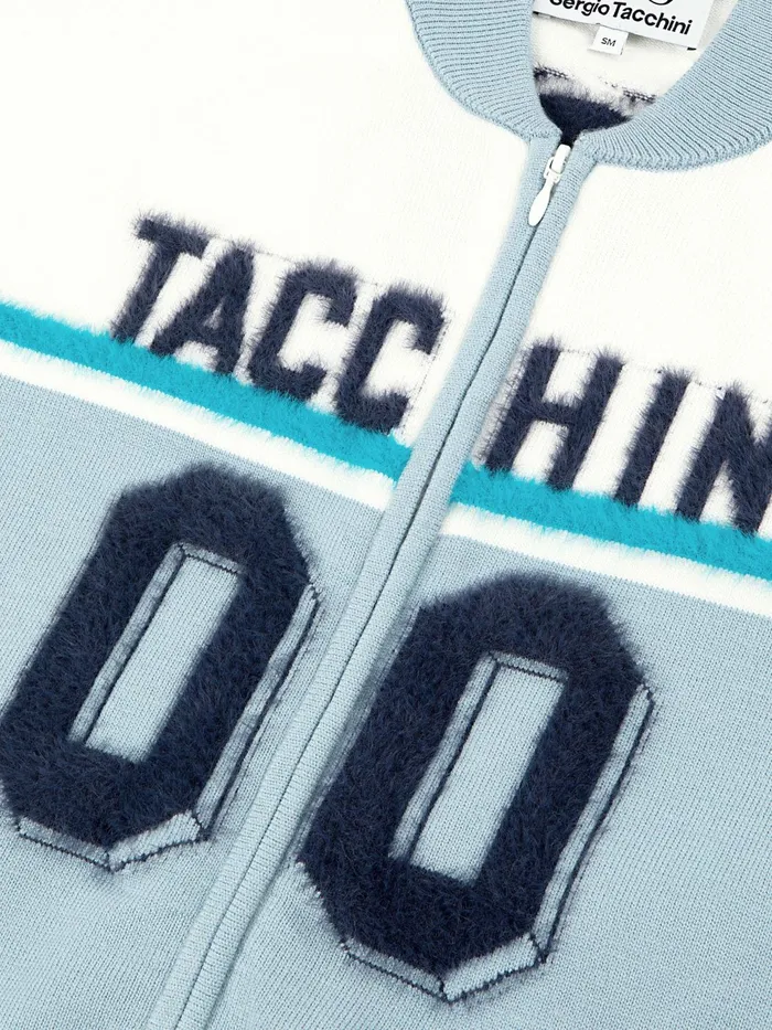 Men Knitwear Sergio Tacchini Ruota Cycling Jersey Celestial Blue