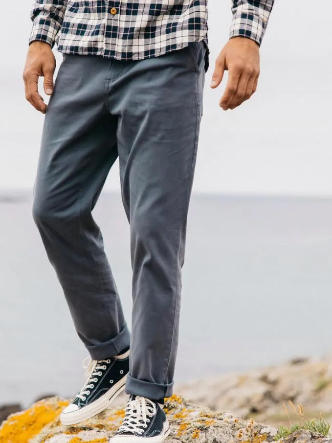Men Koerner Trouser Airforce Blue Finisterre Trousers and Jeans