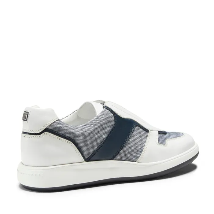 Men Leather And Fabric Sneakers White Fratelli Rossetti Sneakers Men Leather And Fabric Sneakers White Fratelli Rossetti Sneakers