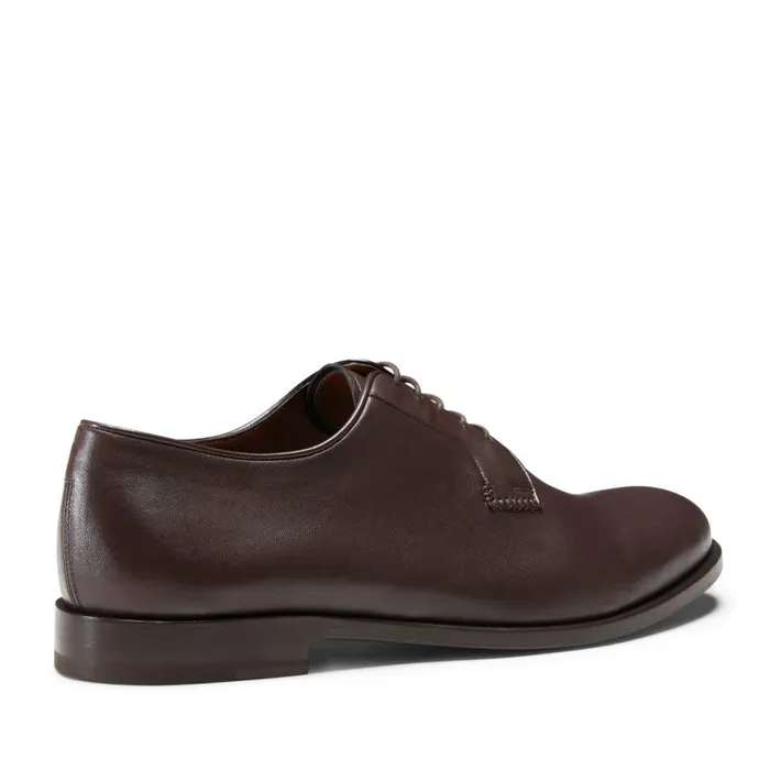 Men Leather LaceUp Shoe Brown Fratelli Rossetti LaceUp Shoes