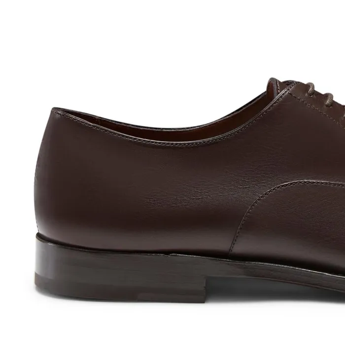 Men Leather LaceUp Shoe Brown Fratelli Rossetti LaceUp Shoes