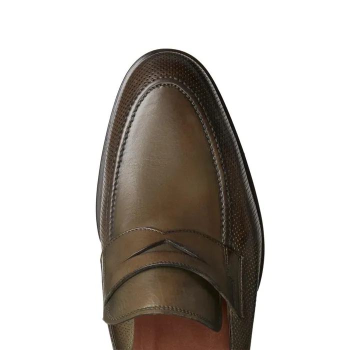 Men Leather Loafer Seaweed Fratelli Rossetti Loafers Men Leather Loafer Seaweed Fratelli Rossetti Loafers