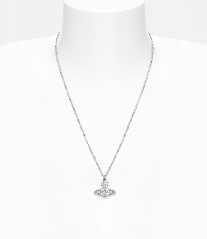 Men Man Concetta Pendant Necklace Platinumpalepinktransparentpastelblue Vivienne Westwood Necklaces Men Man Concetta Pendant Necklace Platinumpalepinktransparentpastelblue Vivienne Westwood Necklaces