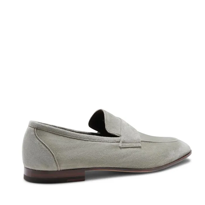 Men Mocassino Estate In Suede Khaki Fratelli Rossetti Loafers