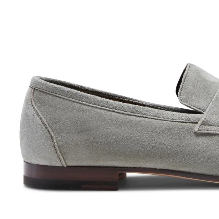 Men Mocassino Estate In Suede Khaki Fratelli Rossetti Loafers