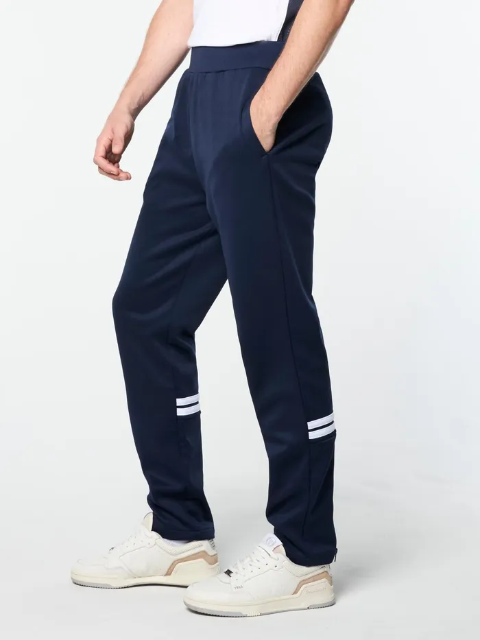 Men Pants And Sweatpants Sergio Tacchini Orion Track Pant Maritime Blue White