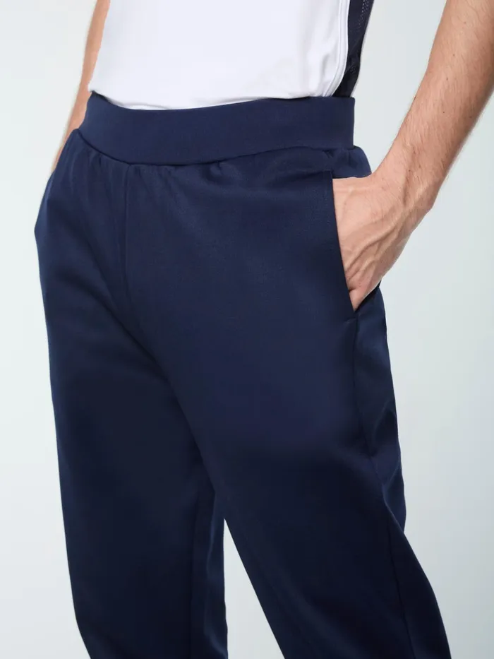 Men Pants And Sweatpants Sergio Tacchini Orion Track Pant Maritime Blue White