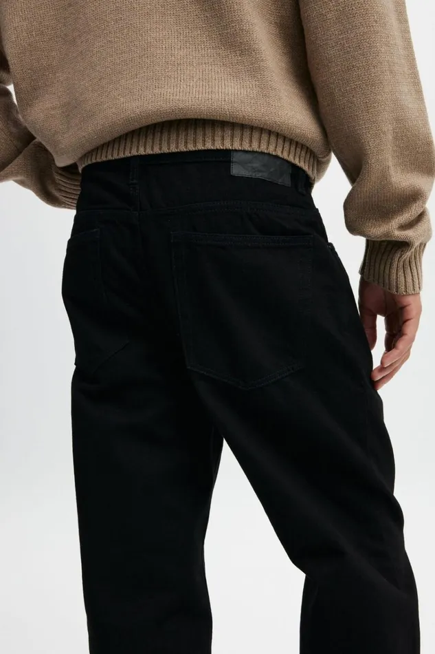 Men Pants Cotton On Baggy Jean Rinse Black Men Pants Cotton On Baggy Jean Rinse Black