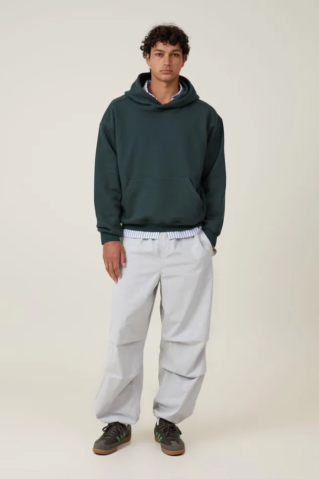 Men Pants Cotton On Parachute Field Pant Ice Grey