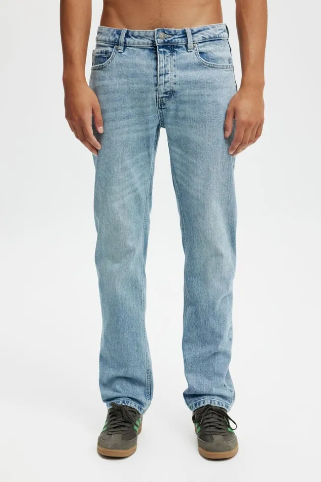 Men Pants Cotton On Regular Straight Jean Arcade Blue Men Pants Cotton On Regular Straight Jean Arcade Blue