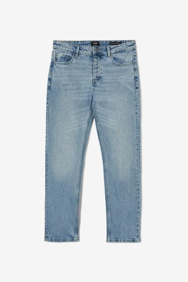 Men Pants Cotton On Regular Straight Jean Arcade Blue Men Pants Cotton On Regular Straight Jean Arcade Blue