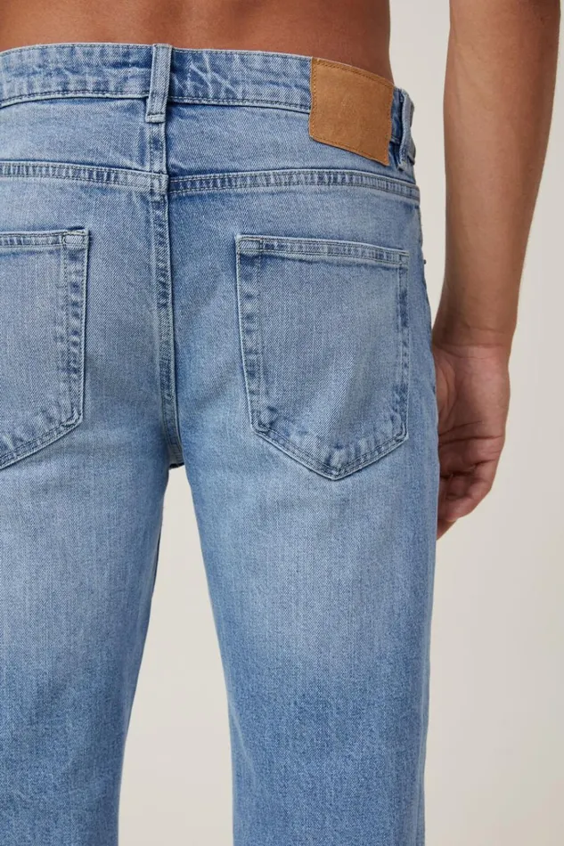 Men Pants Cotton On Regular Straight Jean Arcade Blue Men Pants Cotton On Regular Straight Jean Arcade Blue
