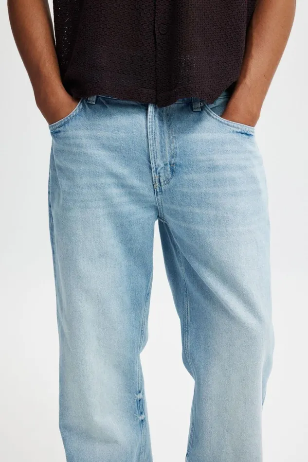 Men Pants Cotton On Relaxed Boot Cut Jean Malibu Blue Men Pants Cotton On Relaxed Boot Cut Jean Malibu Blue