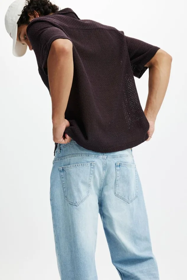 Men Pants Cotton On Relaxed Boot Cut Jean Malibu Blue Men Pants Cotton On Relaxed Boot Cut Jean Malibu Blue
