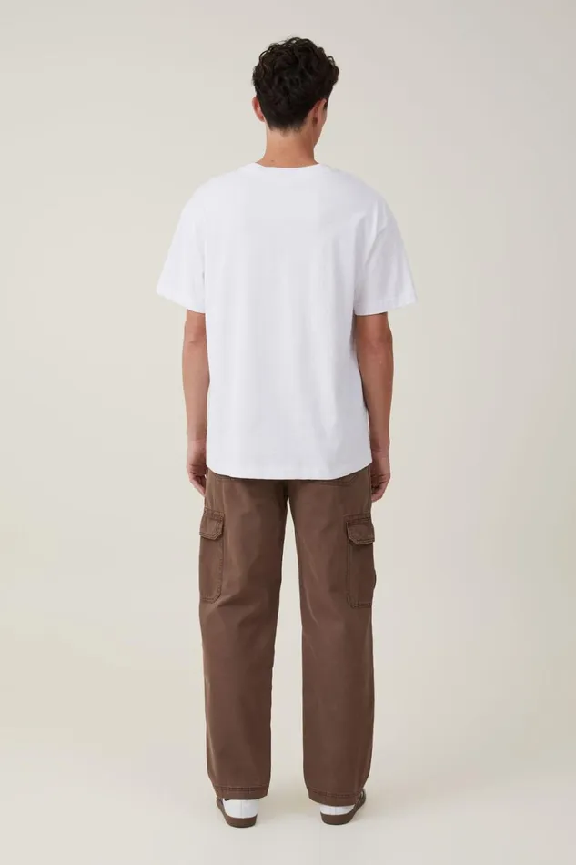 Men Pants Cotton On Tactical Cargo Pant Vintage Dark Brown Herringbone Men Pants Cotton On Tactical Cargo Pant Vintage Dark Brown Herringbone