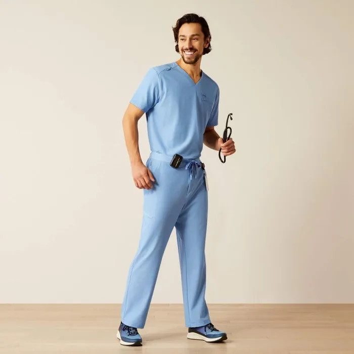 Men Scrubs Ariat Jacobi Utility Stretch Scrub Pant Light Blue Heather Men Scrubs Ariat Jacobi Utility Stretch Scrub Pant Light Blue Heather