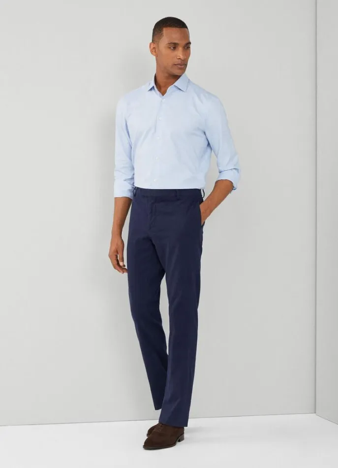 Men Shirts Hackett London Slim Fit Puppytooth Shirt Bluewhite