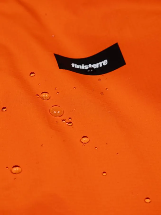 Men Skybird Waterproof Jacket Bright Orange Finisterre Jackets Coats and Gilets