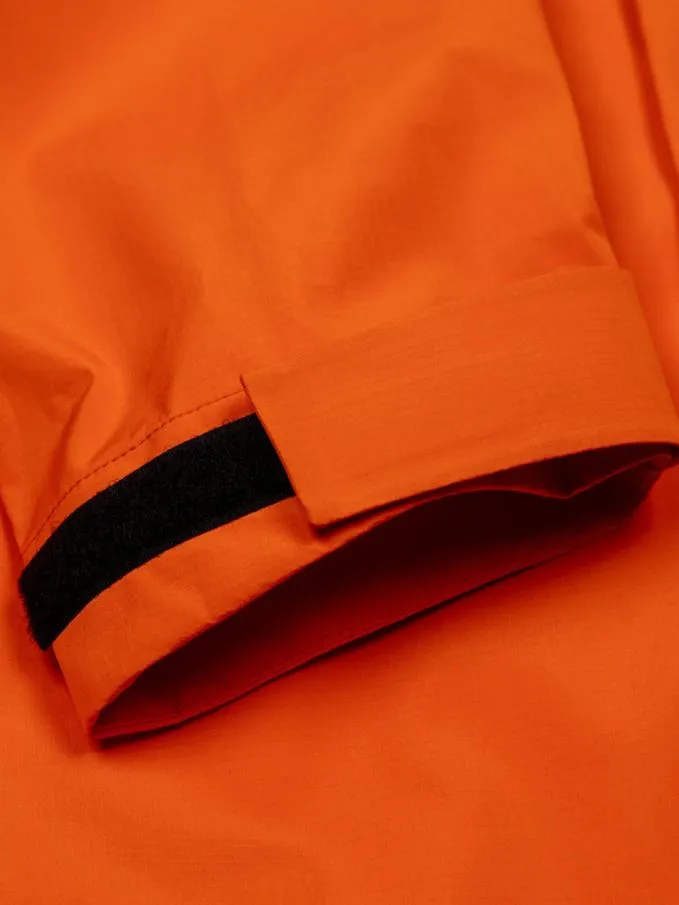 Men Skybird Waterproof Jacket Bright Orange Finisterre Jackets Coats and Gilets