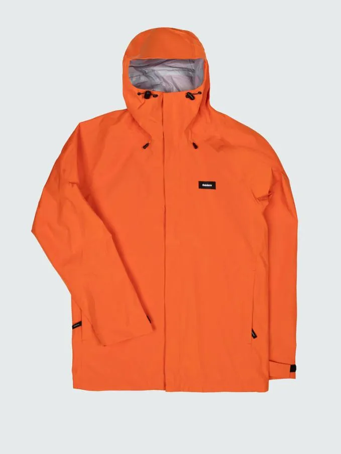 Men Skybird Waterproof Jacket Bright Orange Finisterre Jackets Coats and Gilets